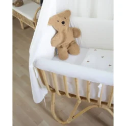 Childhome Wiege Rattan Rechteckig 90X50 + Matratze + Jersey Bezug Altweiss; Crratsqc -Babyfreude Deutschland Verkaufs-Shop 976addfbccdae20223c0dc98c79fa25e