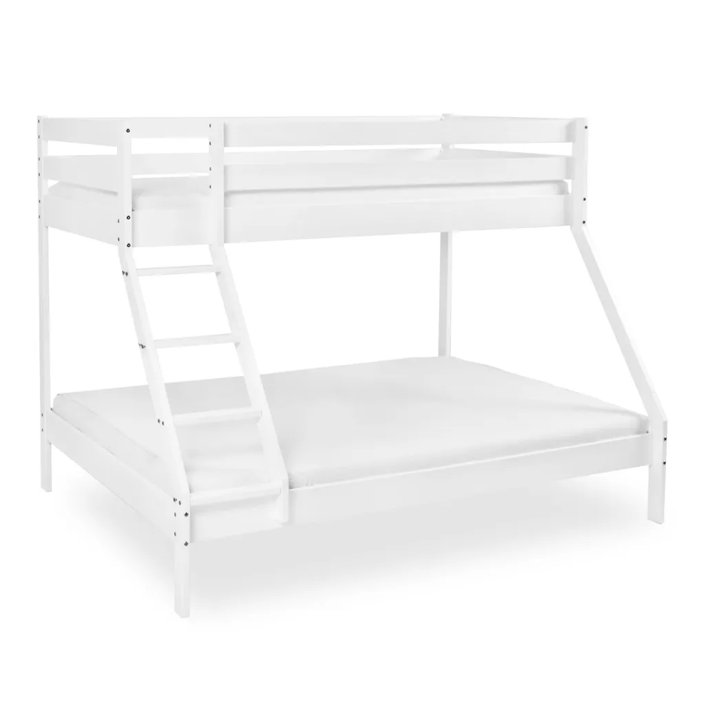 Bubema Maxi Kinder Etagenbett / Hochbett, Buche Massiv, Natur Oder Weiß Lackiert : Weiß Lackiert 2 Bubema Maxi Kinder Etagenbett / Hochbett, Buche Massiv, Natur Oder Weiß Lackiert : Weiß Lackiert – Bild 2