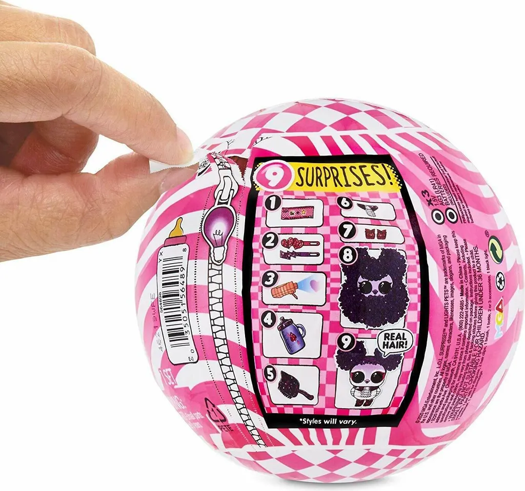L.O.L. Surprise! Lights Pets With Real Hair & 9 Surprises Including Black Light 6 L.O.L. Surprise! Lights Pets With Real Hair & 9 Surprises Including Black Light – Bild 6