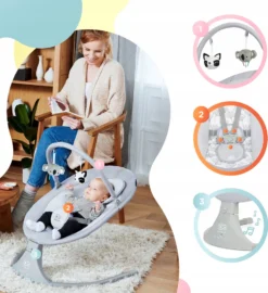 Kinderkraft Baby Rocker LULI Gray -Babyfreude Deutschland Verkaufs-Shop 9bcf3c199b725d62e3e1002943cf291e