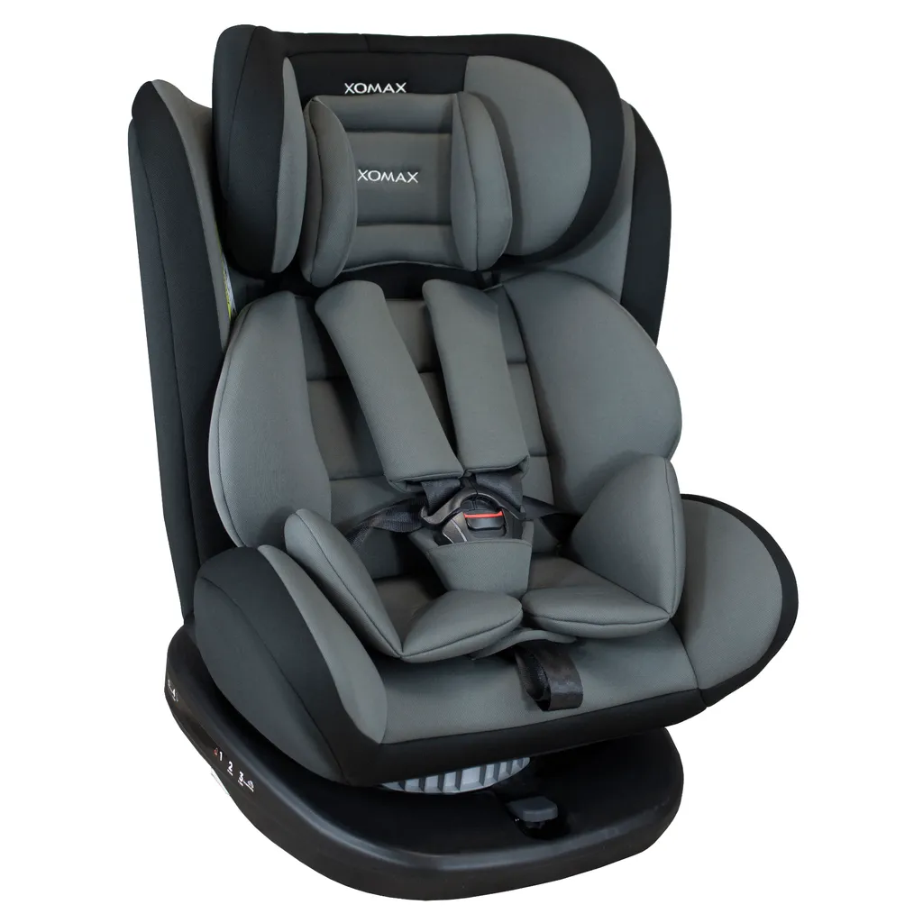 XOMAX 916 Auto Kindersitz Mit 360° Drehfunktion Und ISOFIX Für Kinder Von 0 - 36 Kg (Klasse 0, I, II, III) Farbe Schwarz/Grau 8 XOMAX 916 Auto Kindersitz Mit 360° Drehfunktion Und ISOFIX Für Kinder Von 0 - 36 Kg (Klasse 0, I, II, III) Farbe Schwarz/Grau – Bild 8