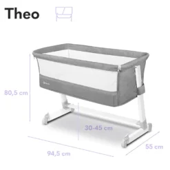 Lionelo Theo Baby Beistellbett Kinderbett In Grau Babybett Zustellbett Reisebett Bett Kind -Babyfreude Deutschland Verkaufs-Shop 9ec8fc5192f8536167c5b9e625c6395f