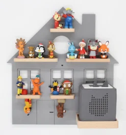 BOARTI® "Haus Small, Grau"- Das Regal Für Die Musikbox