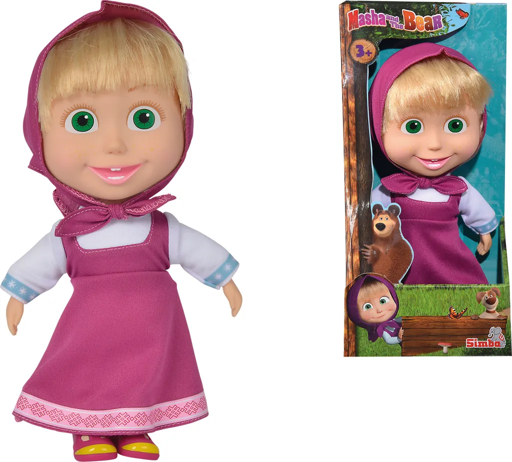 SIMBA TOYs Masha Weichpuppe "Standard", 23cm 1 SIMBA TOYs Masha Weichpuppe "Standard", 23cm