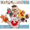 Heunec 986176 SANDMANN Fingerpuppen 6-er Set
