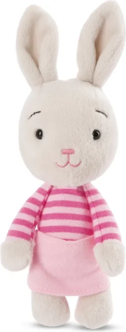 Nici 47512 Happy Bunnies Bunny Hase Hellgrau Rosa Shirt 15cm Plüsch Kuscheltier