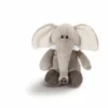 NICI Kuscheltier Elefant, Zoo Friends, Plüschtier, Schlenker, Plüsch, Polyester, Grau, 20 Cm, 43626