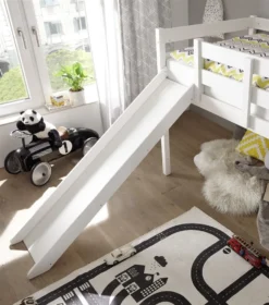 Rutsche Zu Jugendbett Bett Kinder Kinderbett "Keni I" Weiß