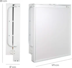 Roba Wandwickelregal, Weiß, Mit Wickelauflage 'roba Style Grau', Klappbar, Platzsparend, 2 Fächer -Babyfreude Deutschland Verkaufs-Shop a7780577846c668751971da6704628b7