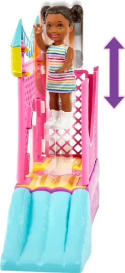 Barbie Skipper Babysitters Inc. Hüpfburg-Spielset Mit Puppen Und Zubehör -Babyfreude Deutschland Verkaufs-Shop a7bb3e50fd4071ff34d05d8aaf56c178