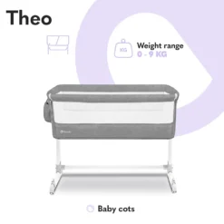 Lionelo Theo Baby Beistellbett Kinderbett In Grau Babybett Zustellbett Reisebett Bett Kind -Babyfreude Deutschland Verkaufs-Shop a7c77499d31361513475c528ccf345dd