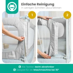 FROGGY Bettgitter 200cm Höhenverstellbar 73-105cm Baby Bettschutzgitter Für Kinder- & Elternbetten Geeignet 16 FROGGY Bettgitter 200cm Höhenverstellbar 73-105cm Baby Bettschutzgitter Für Kinder- & Elternbetten Geeignet -Babyfreude Deutschland Verkaufs-Shop aa283301a8fab68e9e2fa9819c5a7852