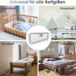 EINFEBEN Bettgitter Rausfallschutz 150 Cm X 80 Cm Einfache Montage Stabile Konstruktion Kleinkinder Schlafzimmerzubehör Für Jungen Und Mädchen -Babyfreude Deutschland Verkaufs-Shop aa6ab79a64600f3f983a1b6e30d2421f