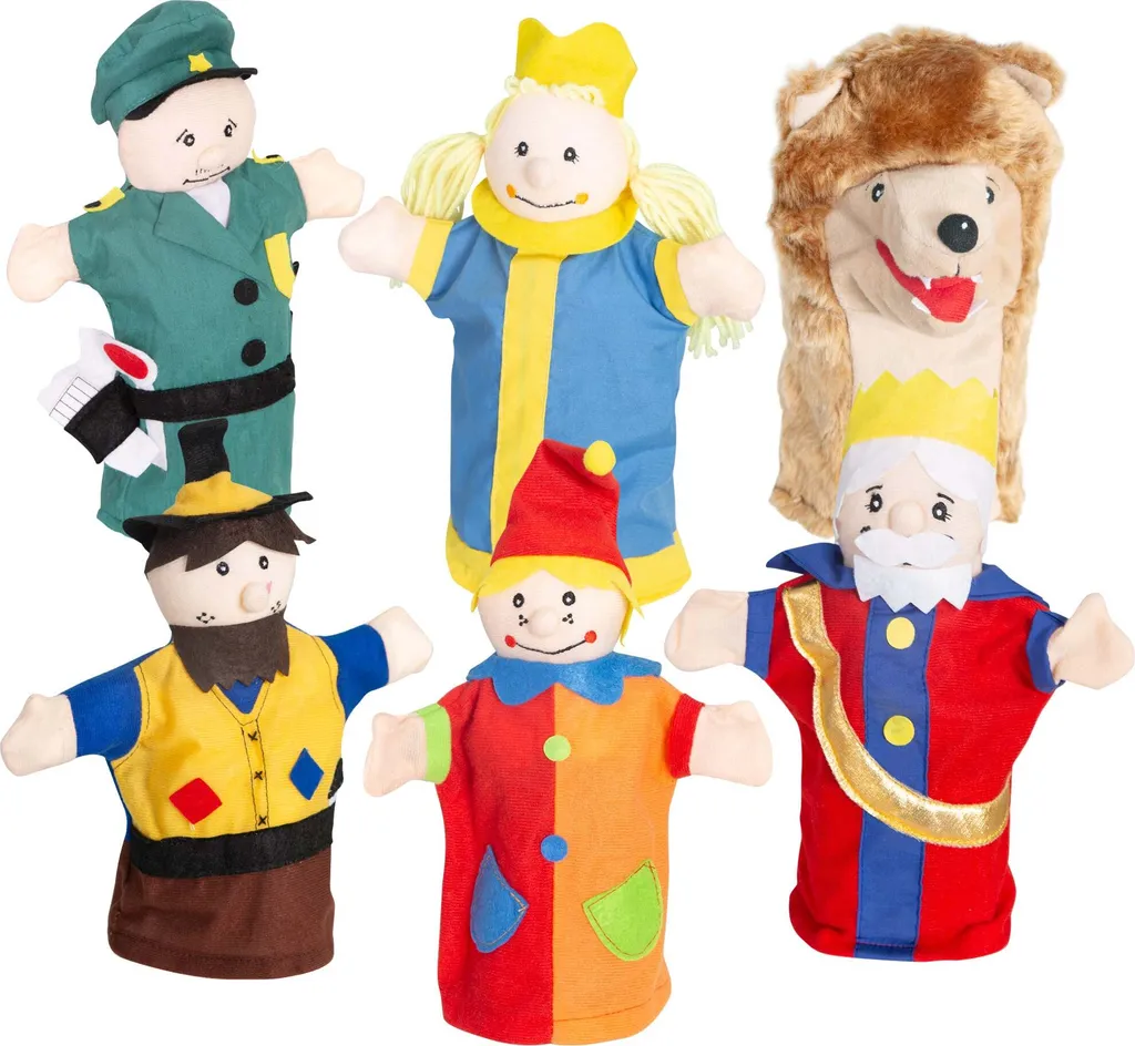 Roba Kasperlefiguren Aus Stoff, Handpuppenset 6-tlg., Kasperpuppen Für Puppentheater & Rollenspiel 1 Roba Kasperlefiguren Aus Stoff, Handpuppenset 6-tlg., Kasperpuppen Für Puppentheater & Rollenspiel