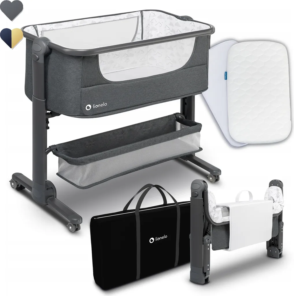 Lionelo Timon Beistellbett Mit Matratze Babybett Babywiege Reisebett Faltbar 1 Lionelo Timon Beistellbett Mit Matratze Babybett Babywiege Reisebett Faltbar