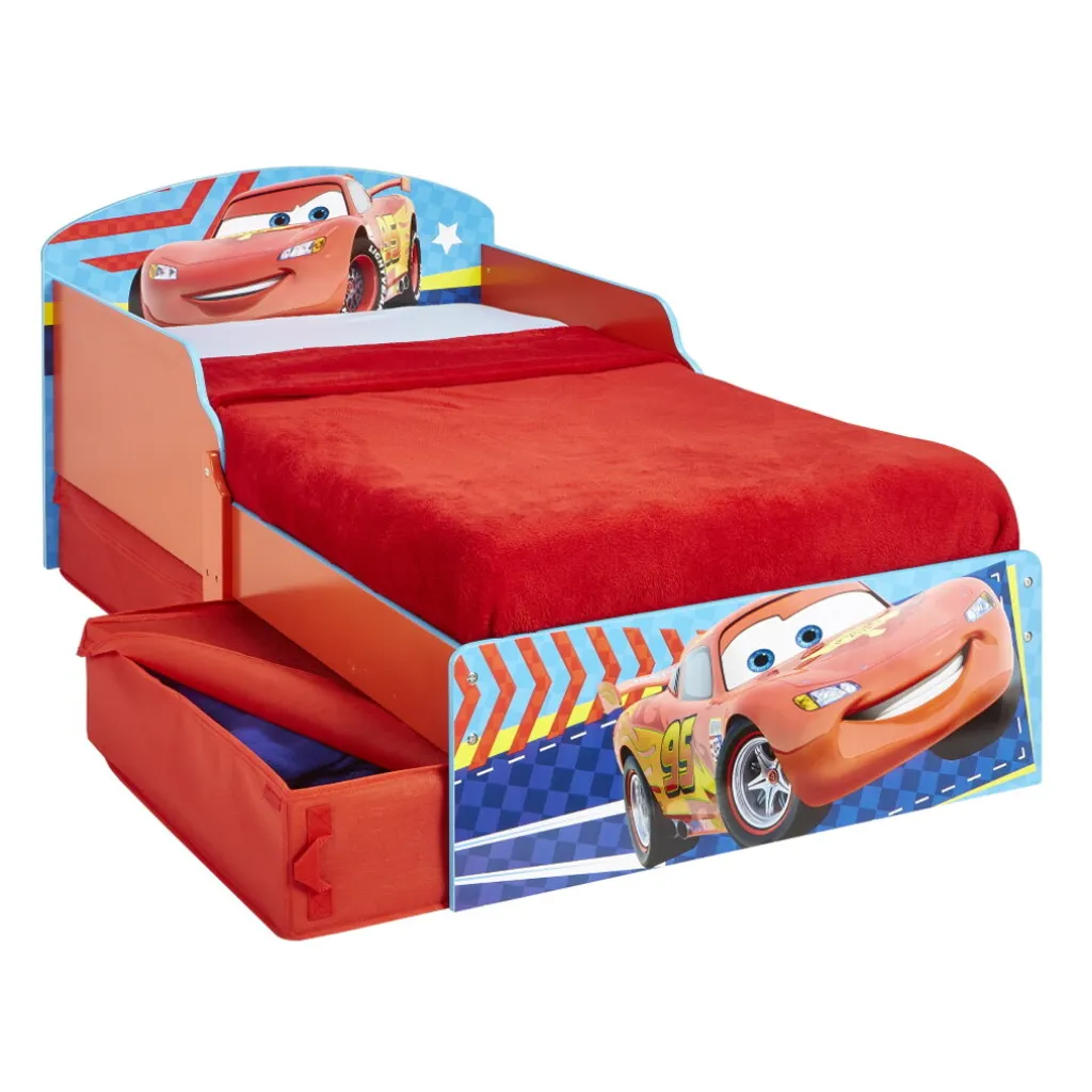 Cars Lightning McQueen Kinderbett 70 X 140 Cm Mit 2 Schubladen 2 Cars Lightning McQueen Kinderbett 70 X 140 Cm Mit 2 Schubladen – Bild 2