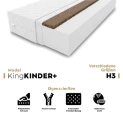 Kindermatratze Babymatratze Babybett Matratze Kokos H3/H4 KingKINDER PLUS 12cm Größe: 70 X 140 X 12 Cm 10 Kindermatratze Babymatratze Babybett Matratze Kokos H3/H4 KingKINDER PLUS 12cm Größe: 70 X 140 X 12 Cm -Babyfreude Deutschland Verkaufs-Shop ad4afdcf09b5406facd630f9cd6f1173