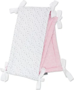 Bellochi Kantenschutz Baby Babybett Umrandungen Nestchen Kopfschutz Gitterbett Umrandung 180x30 Cm - 100% Baumwolle - Für Kinderbett Mit Rausfallschutz Baby Beistellbett 120x60 Cm - Rosa Und Weiß - Aurora 5 Bellochi Kantenschutz Baby Babybett Umrandungen Nestchen Kopfschutz Gitterbett Umrandung 180x30 Cm - 100% Baumwolle - Für Kinderbett Mit Rausfallschutz Baby Beistellbett 120x60 Cm - Rosa Und Weiß - Aurora -Babyfreude Deutschland Verkaufs-Shop b0d9b5e75098c566e1280c9f7a0ef502