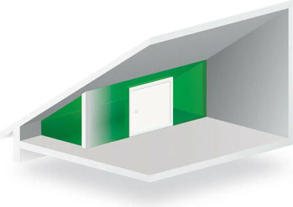 Kniestocktür Fakro DWK Abseitentür Drempeltür Wärmedämmung U=1,1 70x90 Weißen HDF-Platten 5 Kniestocktür Fakro DWK Abseitentür Drempeltür Wärmedämmung U=1,1 70x90 Weißen HDF-Platten – Bild 5