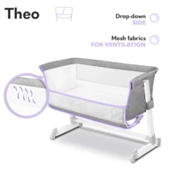 Lionelo Theo Baby Beistellbett Kinderbett In Grau Babybett Zustellbett Reisebett Bett Kind -Babyfreude Deutschland Verkaufs-Shop b2ebbaef903757e32caa196b30ddfc3f