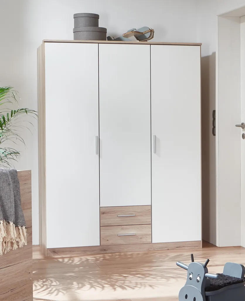 Babyzimmer Kiel 7 Teiliges Komplett Set In Weiß Und Eiche San Remo Von Wimex 3 Babyzimmer Kiel 7 Teiliges Komplett Set In Weiß Und Eiche San Remo Von Wimex – Bild 3