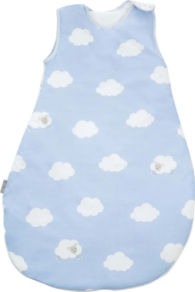 Roba Schlafsack, 90cm, Ganzjahres Babyschlafsack, Atmungsaktive Baumwolle, 'Kleine Wolke Blau' 2 Roba Schlafsack, 90cm, Ganzjahres Babyschlafsack, Atmungsaktive Baumwolle, 'Kleine Wolke Blau' – Bild 2