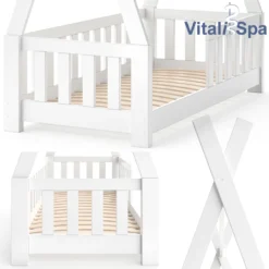 VitaliSpa Kinderbett Tipi Weiß 148 X 166 X 76 Cm Massivholz 13 VitaliSpa Kinderbett Tipi Weiß 148 X 166 X 76 Cm Massivholz -Babyfreude Deutschland Verkaufs-Shop b4013a5a5758d3238a5a4f6ebb23409e
