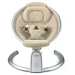 Hot Mom Babywippe Elektrische Babyschaukel Mit 5 Stufen Schaukelfunktion, Baumwolle Babywiege Mit Musik Durch Bluetooth, 2022 Style (Beige) -Babyfreude Deutschland Verkaufs-Shop b46b1857063eaf8a2bff7ce0e23970cc