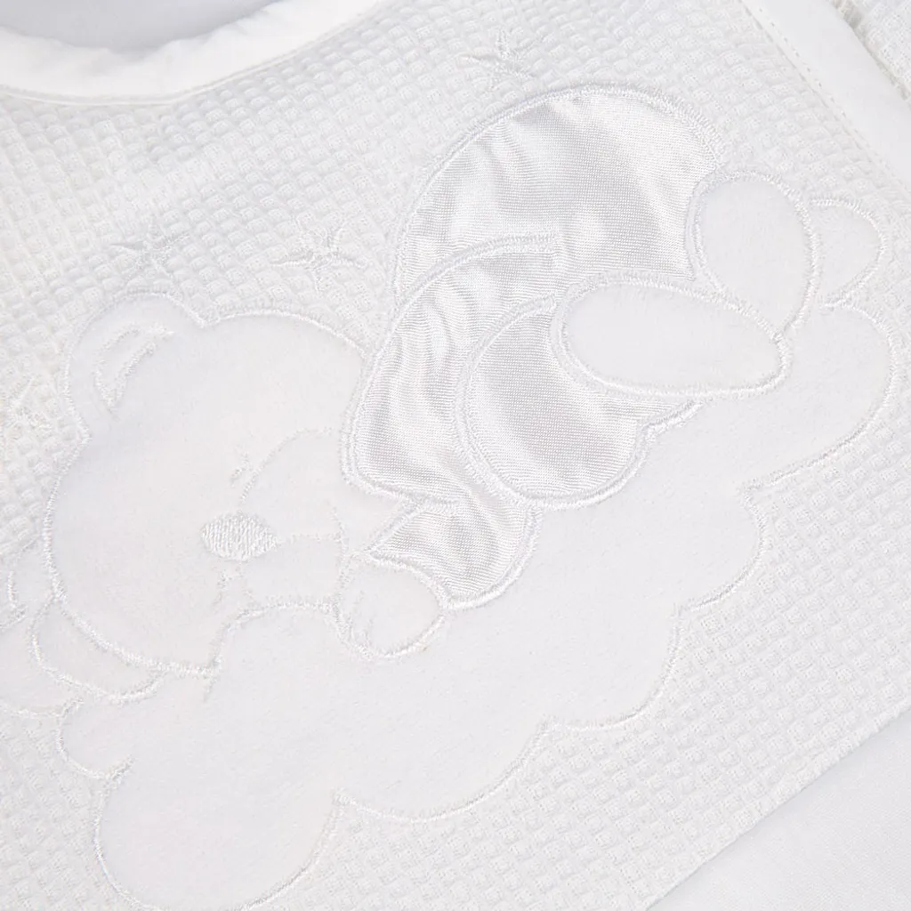 Schlafsack Babyschlafsack Von Sleeping Bear In Weiß 70cm 100% Baumwolle 2 Schlafsack Babyschlafsack Von Sleeping Bear In Weiß 70cm 100% Baumwolle – Bild 2