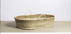 Wickelkorb Aus Rattan Mit Matratze Ökö-Tex Handarbeit Naturbelassenes Rattan Alwan Créations