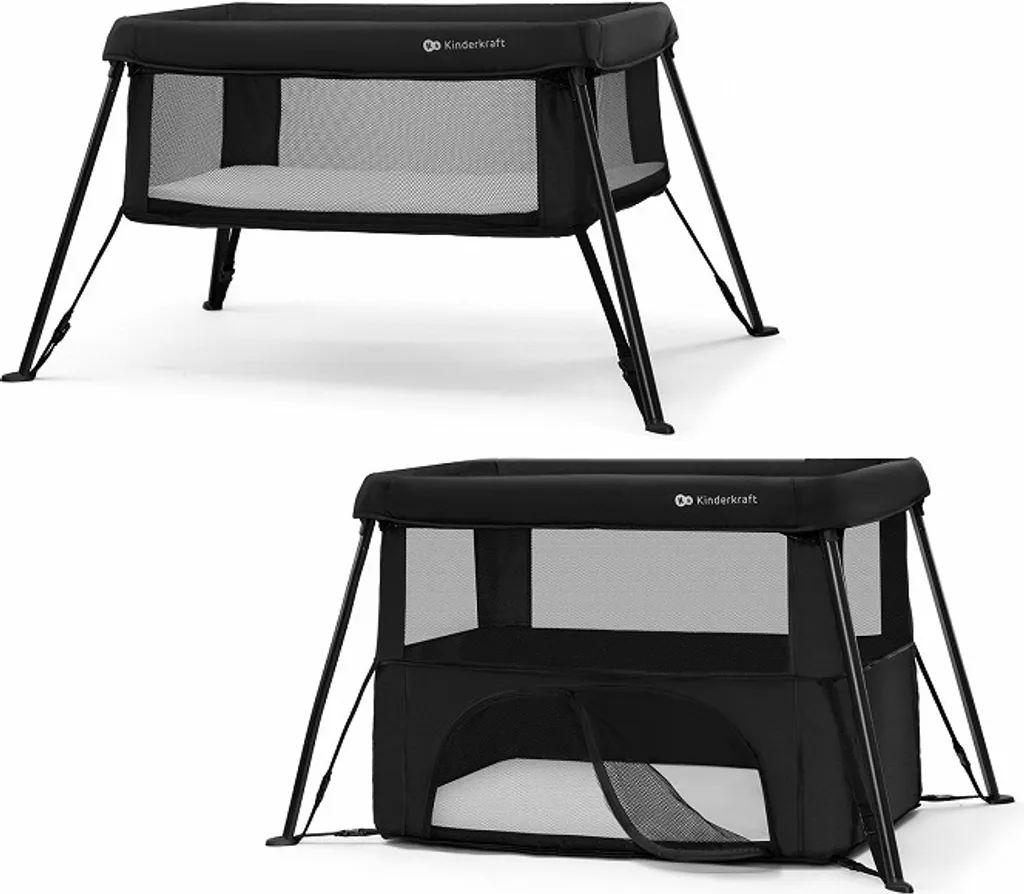 Kinderkraft Baby Cot CAMI Black 2 Kinderkraft Baby Cot CAMI Black – Bild 2