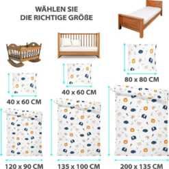 Baby Bettwäsche Set 90 X 120 Cm - Kinderbettwäsche Babybettwäsche Mit Kissenbezug 60x40 Aus Baumwolle Regenbogenmotiv 21 Baby Bettwäsche Set 90 X 120 Cm - Kinderbettwäsche Babybettwäsche Mit Kissenbezug 60x40 Aus Baumwolle Regenbogenmotiv -Babyfreude Deutschland Verkaufs-Shop b7464db197ba6c31497898b0f4b5b8e6