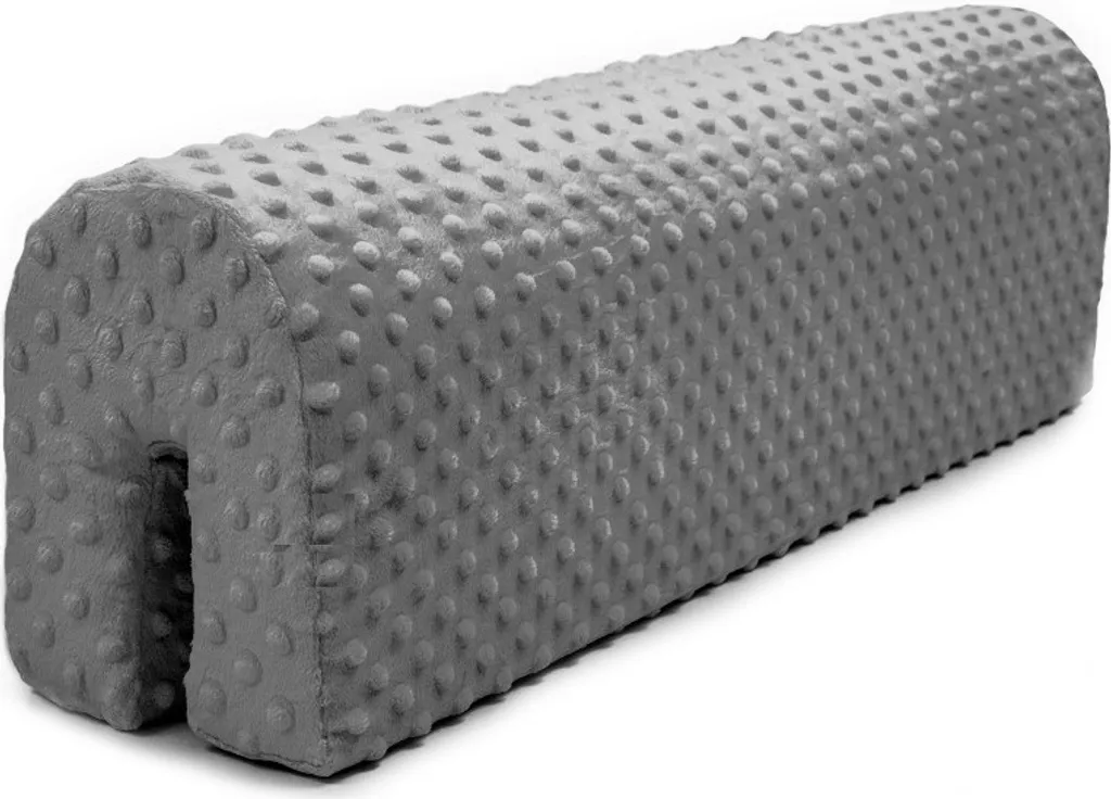 Bettkantenschutz Für Kinderbetten 70 Cm - Schutz Für Bettrahmen Kantenschutz Kinder Babybett Grau Minky 2 Bettkantenschutz Für Kinderbetten 70 Cm - Schutz Für Bettrahmen Kantenschutz Kinder Babybett Grau Minky – Bild 2