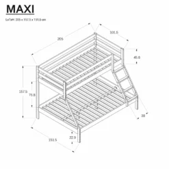 Bubema Maxi Kinder Etagenbett / Hochbett, Buche Massiv, Natur Oder Weiß Lackiert : Weiß Lackiert 5 Bubema Maxi Kinder Etagenbett / Hochbett, Buche Massiv, Natur Oder Weiß Lackiert : Weiß Lackiert -Babyfreude Deutschland Verkaufs-Shop b867f4924507fcd15611405fac70c05d