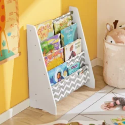 SoBuy KMB50-HG Kinder-Bücherregal Hängefächerregal Zeitungsständer Mit 4 Ablagefächern Büchergestell BHT Ca: 63x76x28cm -Babyfreude Deutschland Verkaufs-Shop ba1c6d5cbe7e4d0639ffcf3fd0168fe1