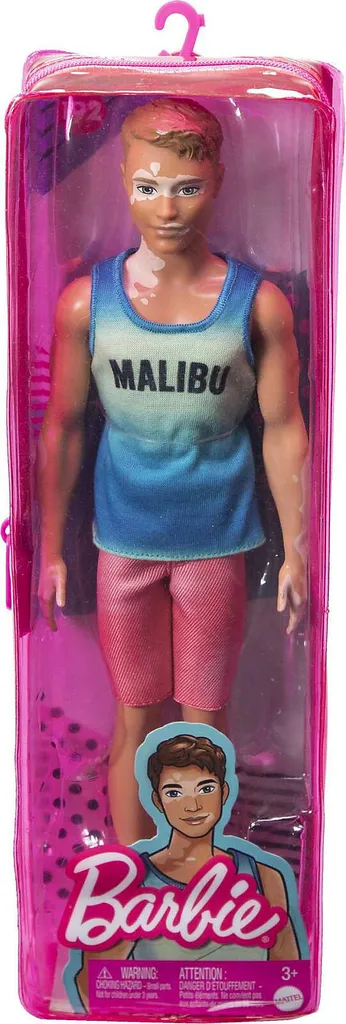 MATTEL HBV26 - Barbie Fashionistas-Puppe Ken Mit Hellbraunen Haaren Im Malibu-Tanktop 1 MATTEL HBV26 - Barbie Fashionistas-Puppe Ken Mit Hellbraunen Haaren Im Malibu-Tanktop