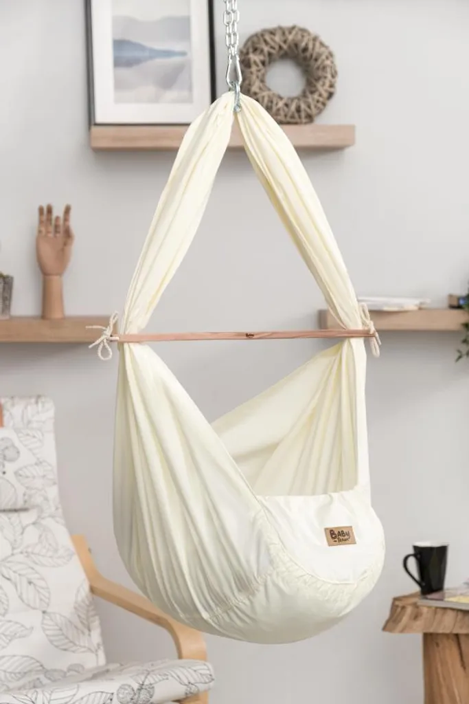 Baby FEDERWIEGEN Einschlafhilfe Für Ruhigen & Erholsamen Schlaf In Beige 1 Baby FEDERWIEGEN Einschlafhilfe Für Ruhigen & Erholsamen Schlaf In Beige