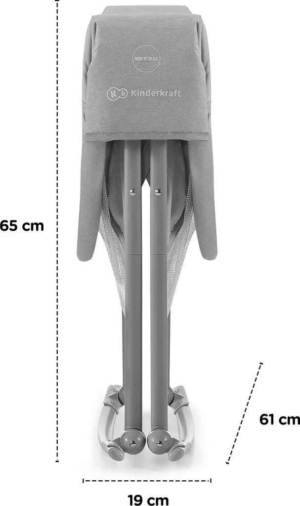 LOVI 3in1-Kinderbett Von Kinderkraft Grau 4 LOVI 3in1-Kinderbett Von Kinderkraft Grau – Bild 4