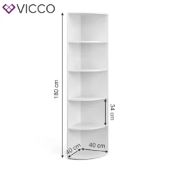 Vicco Eckregal Ecki Weiß 180 X 40 X 40 Cm Holzwerkstoff 9 Vicco Eckregal Ecki Weiß 180 X 40 X 40 Cm Holzwerkstoff -Babyfreude Deutschland Verkaufs-Shop c17426cfb7059322c051fca209fd20ca