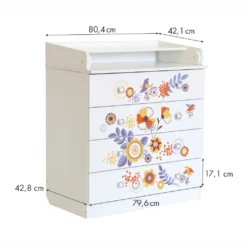 Wickelkommode Wickeltisch Simple Mit Motiv Von Polini Kids -Babyfreude Deutschland Verkaufs-Shop c2b0b98c9634208cf7dc433f629ef91a