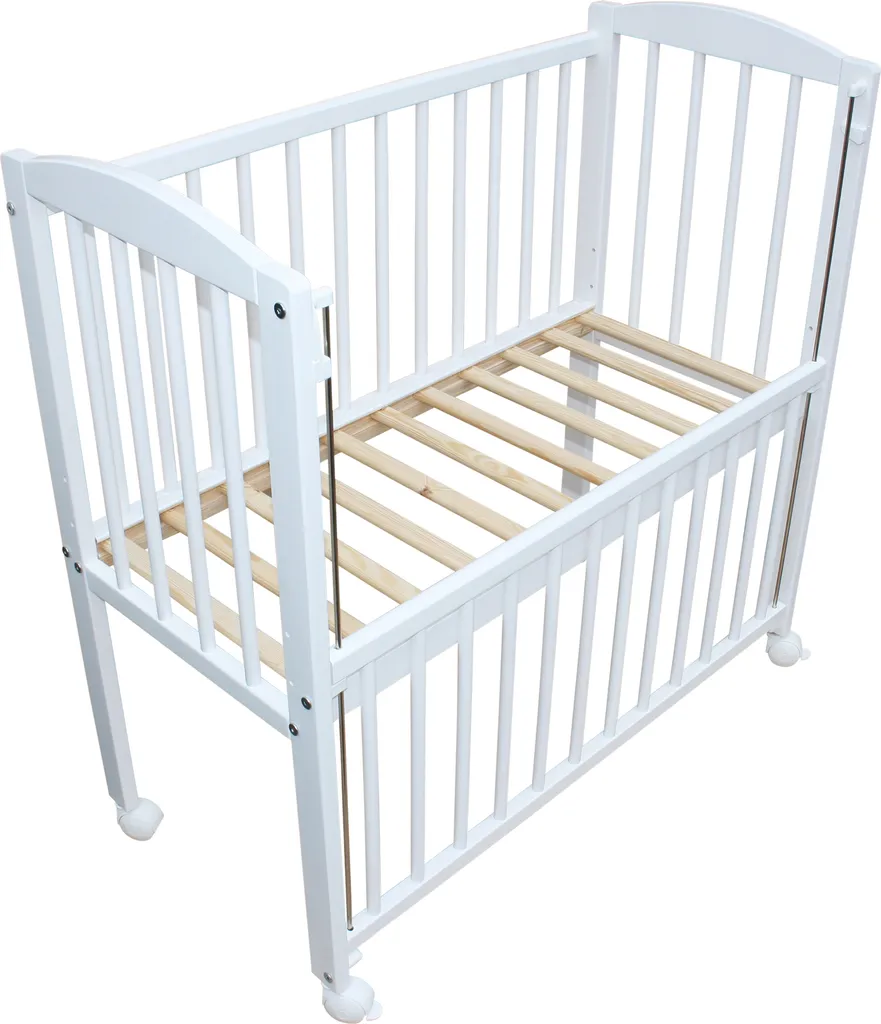Beistellbett Babybett 90x40 Cm Mit Matratze Und Räder Höhenverstellbar Weiss 4 Beistellbett Babybett 90x40 Cm Mit Matratze Und Räder Höhenverstellbar Weiss – Bild 4