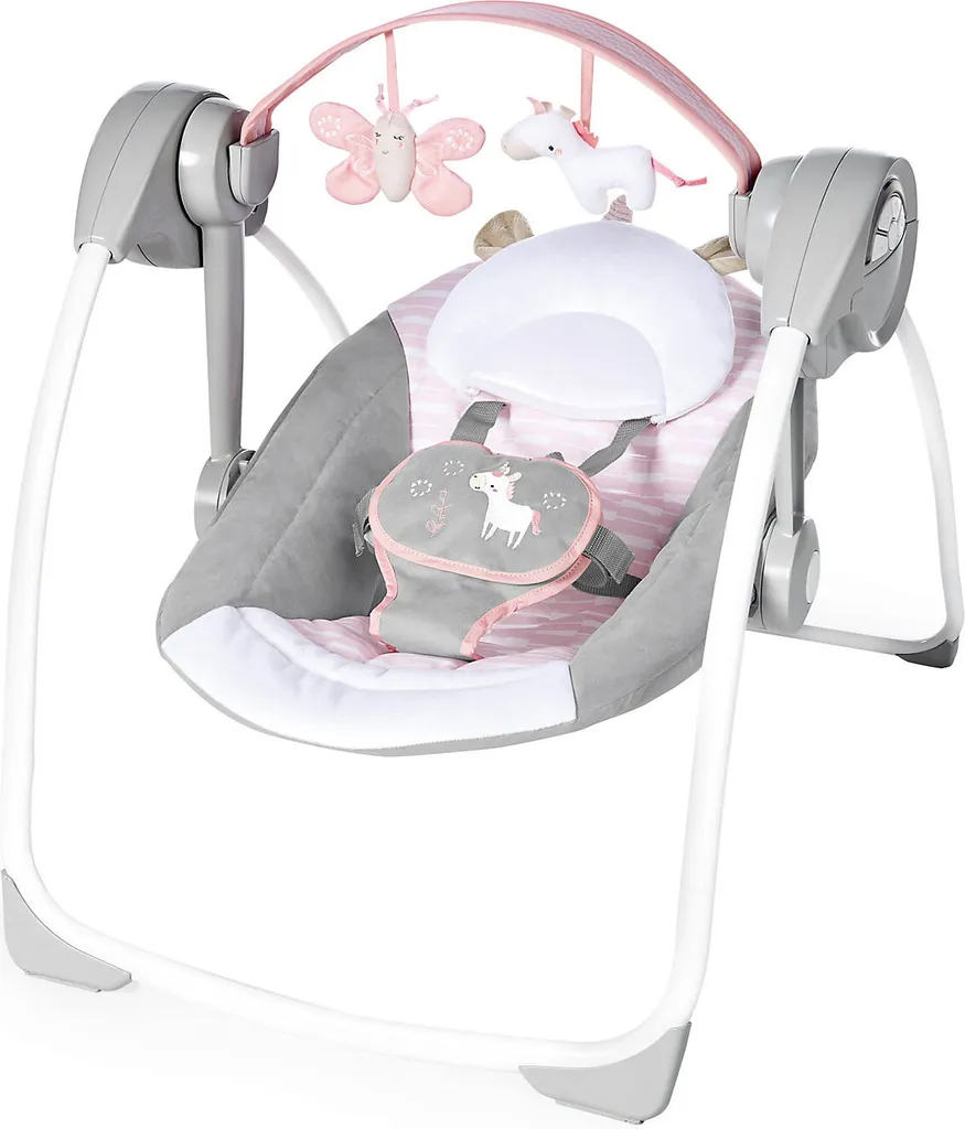 Ingenuity Baby Tragbare Schaukel, Flora Babyschaukeln Wippen Schaukel Babywippe Babyschaukel Kinderschauel Elektrische Wippe Elektrowippe 3 Ingenuity Baby Tragbare Schaukel, Flora Babyschaukeln Wippen Schaukel Babywippe Babyschaukel Kinderschauel Elektrische Wippe Elektrowippe – Bild 3
