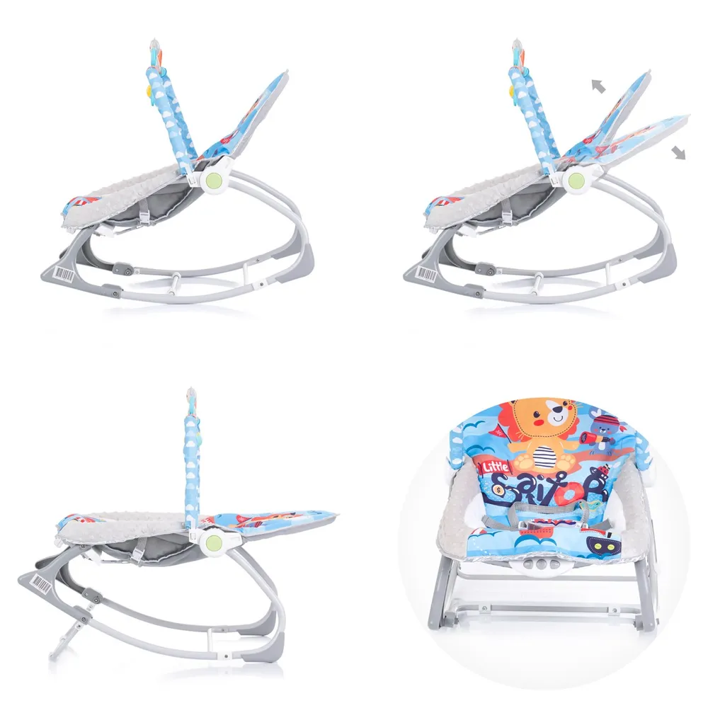 Chipolino Babywippe Baby Spa 2 In 1 Elektrisch Stuhl Schaukelfunktion Spielbogen Blau 4 Chipolino Babywippe Baby Spa 2 In 1 Elektrisch Stuhl Schaukelfunktion Spielbogen Blau – Bild 4