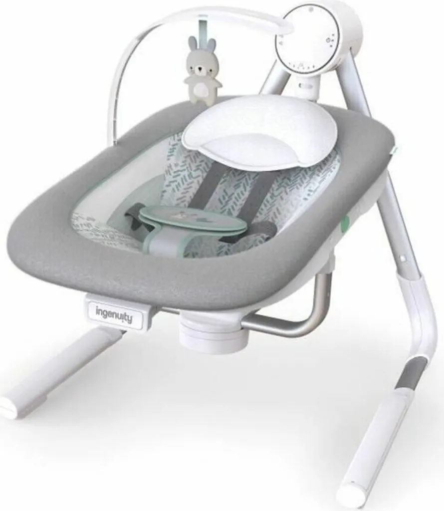 Ingenuity Baby Tragbare Schaukel AnyWay Sway PowerAdapt Dual-Direction, Spruce Babyschaukeln Wippen 14 Ingenuity Baby Tragbare Schaukel AnyWay Sway PowerAdapt Dual-Direction, Spruce Babyschaukeln Wippen – Bild 14