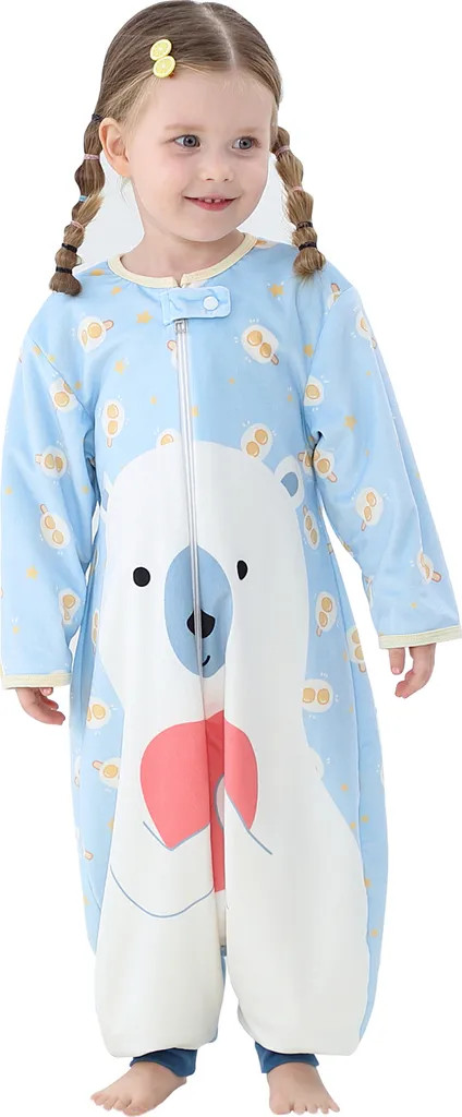 Topchances Baby Schlafsack Neugeboren Winter Leichter Langarm Kinderschlafsack Flanell Cartoon Schlafsack Mit Beinen Outdoor Camping Jungen Mädchen 1-7 Jahre Alt,Hellblau,L 1 Topchances Baby Schlafsack Neugeboren Winter Leichter Langarm Kinderschlafsack Flanell Cartoon Schlafsack Mit Beinen Outdoor Camping Jungen Mädchen 1-7 Jahre Alt,Hellblau,L
