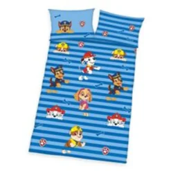Herding Baby Bettwäsche-Set Paw Patrol 100 X 135 Und 40 X 60 Cm 100% Baumwolle