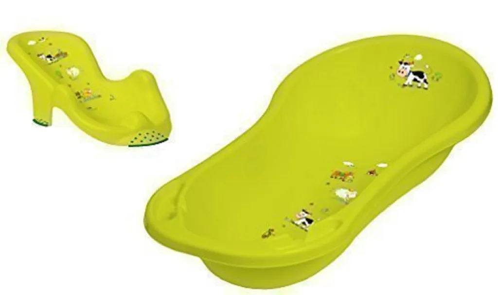 Keeeper 2er Set Funny Farm Grasgrün Badewanne XXL 100 Cm + Badesitz 1 Keeeper 2er Set Funny Farm Grasgrün Badewanne XXL 100 Cm + Badesitz