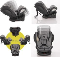 Lorelli Kindersitz Aviator SPS Isofix Gruppe 0+/1/2/3 (0 - 36 Kg) 0 - 12 Jahre Hellgrau -Babyfreude Deutschland Verkaufs-Shop d717a5f57faacc4ffaa4e81a5e18af45