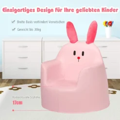 COSTWAY Kindersofa Rosa, Kindersessel Babysessel, Geschenk Fuer Maedchen Und Jungen, 6 Monate – 3 Jahre -Babyfreude Deutschland Verkaufs-Shop d75cf5c7b1b461c4540c7fb5fd0412fa