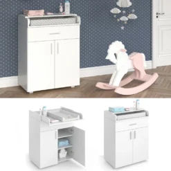 Vicco Wickeltisch Lena Weiß 75 X 100 X 50 Cm Holzwerkstoff